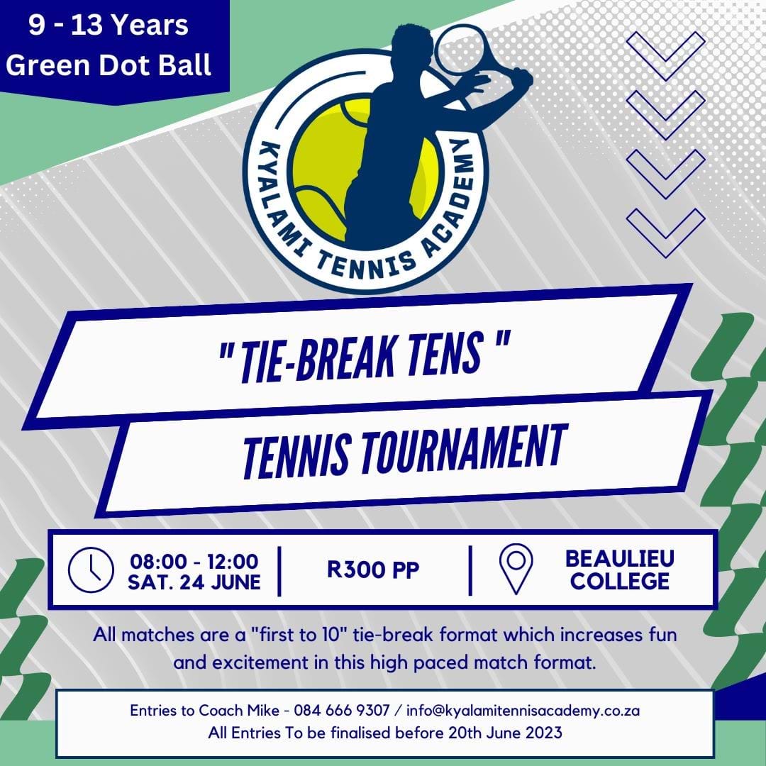 "Tie-Break Tens" Tournaments 9 to 13 years