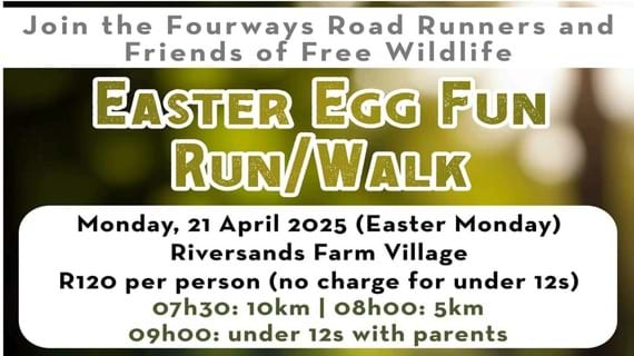 Friends of Free Wildlife Easter Egg Fun Run and Walk