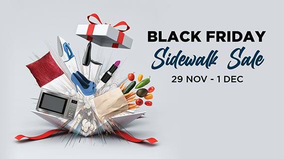 #BlackFriday #SidewalkSale