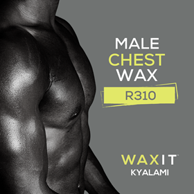 WAXIT Kyalami 17. Male Chest Wax