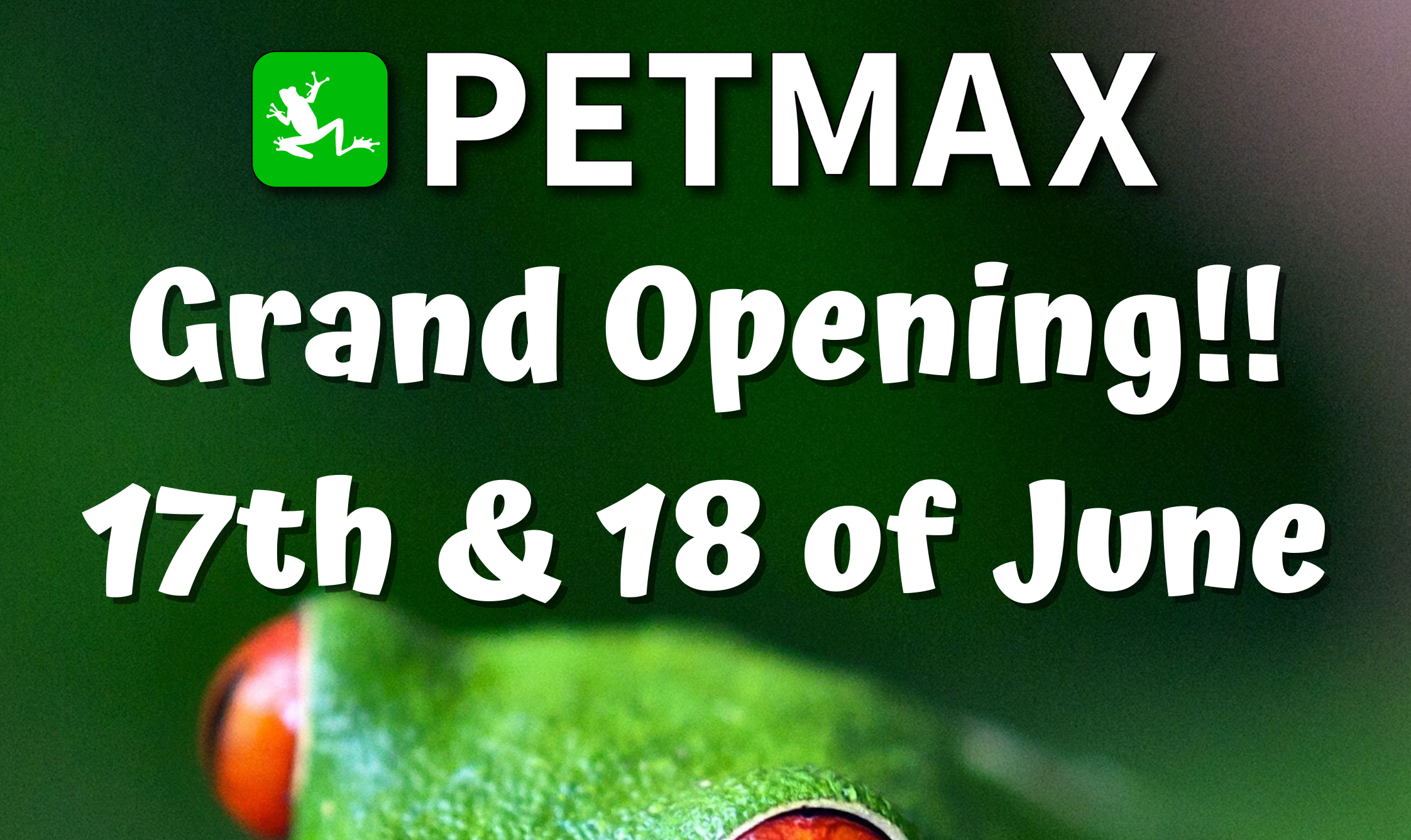 Petmax relaunch weekend!