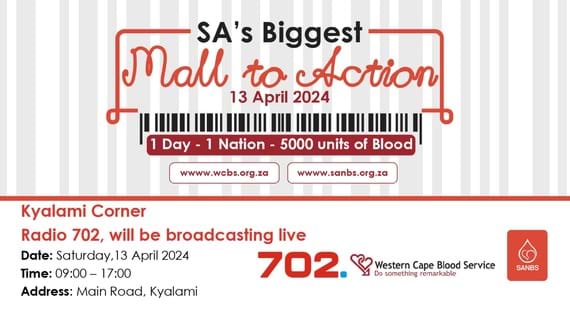 South African Blood Service Mall to Action