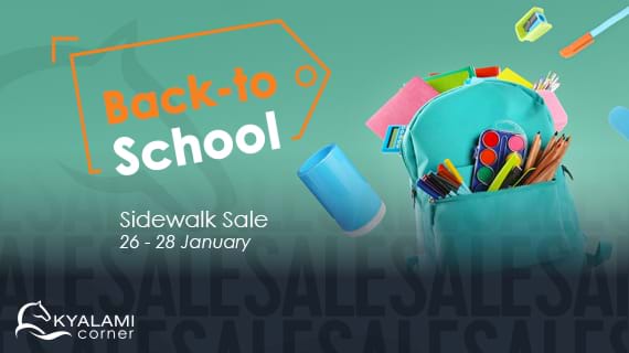 Back to School Side Walk Sale