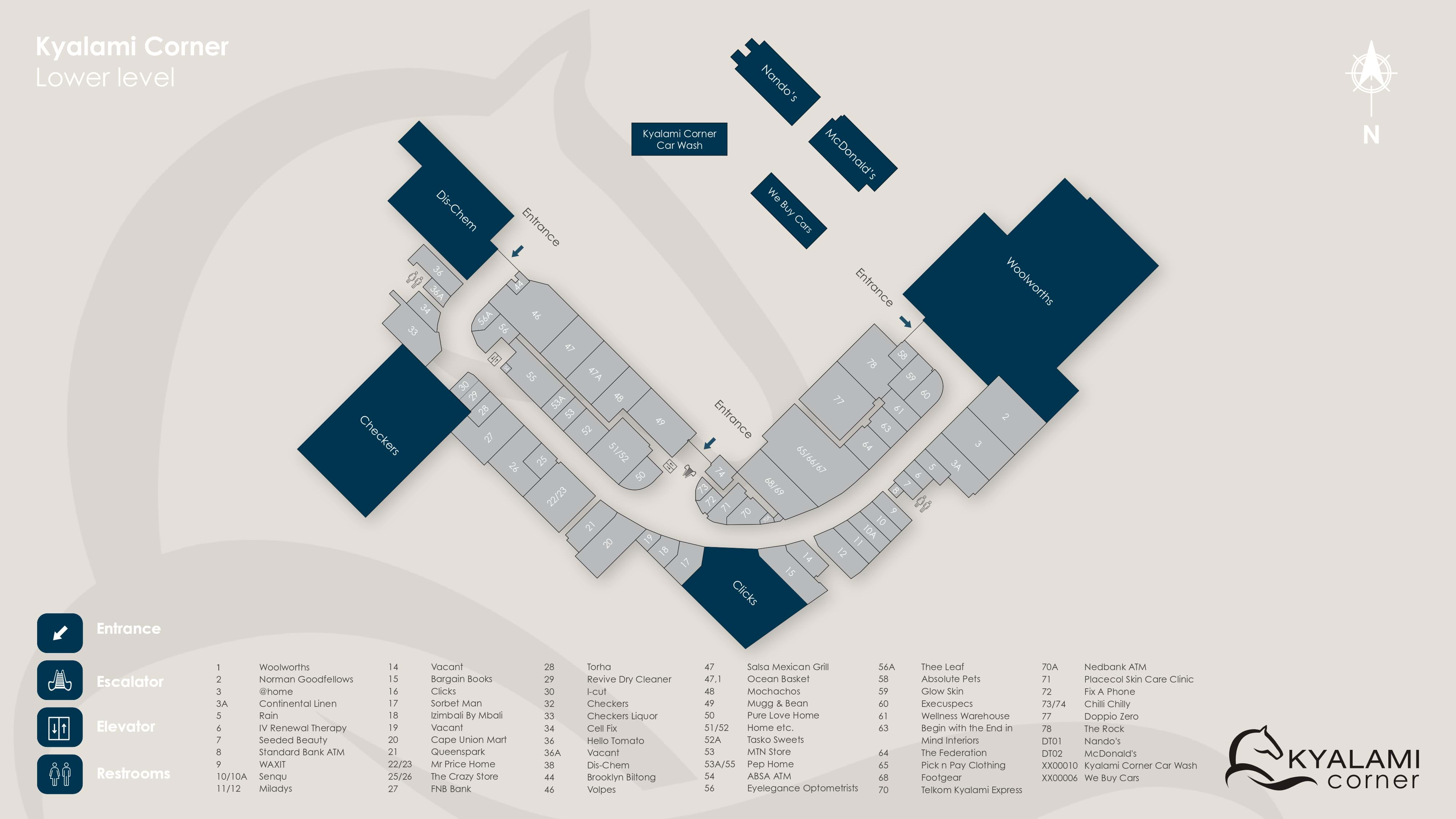 RDP 241114 23718 Kyalami Corner Mall Map Updates Nov 24 JS V2 Lower Level